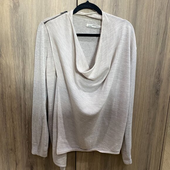 All Saints Elgar Fine Wool Cowl Neck Sweater - Picture 5 of 10